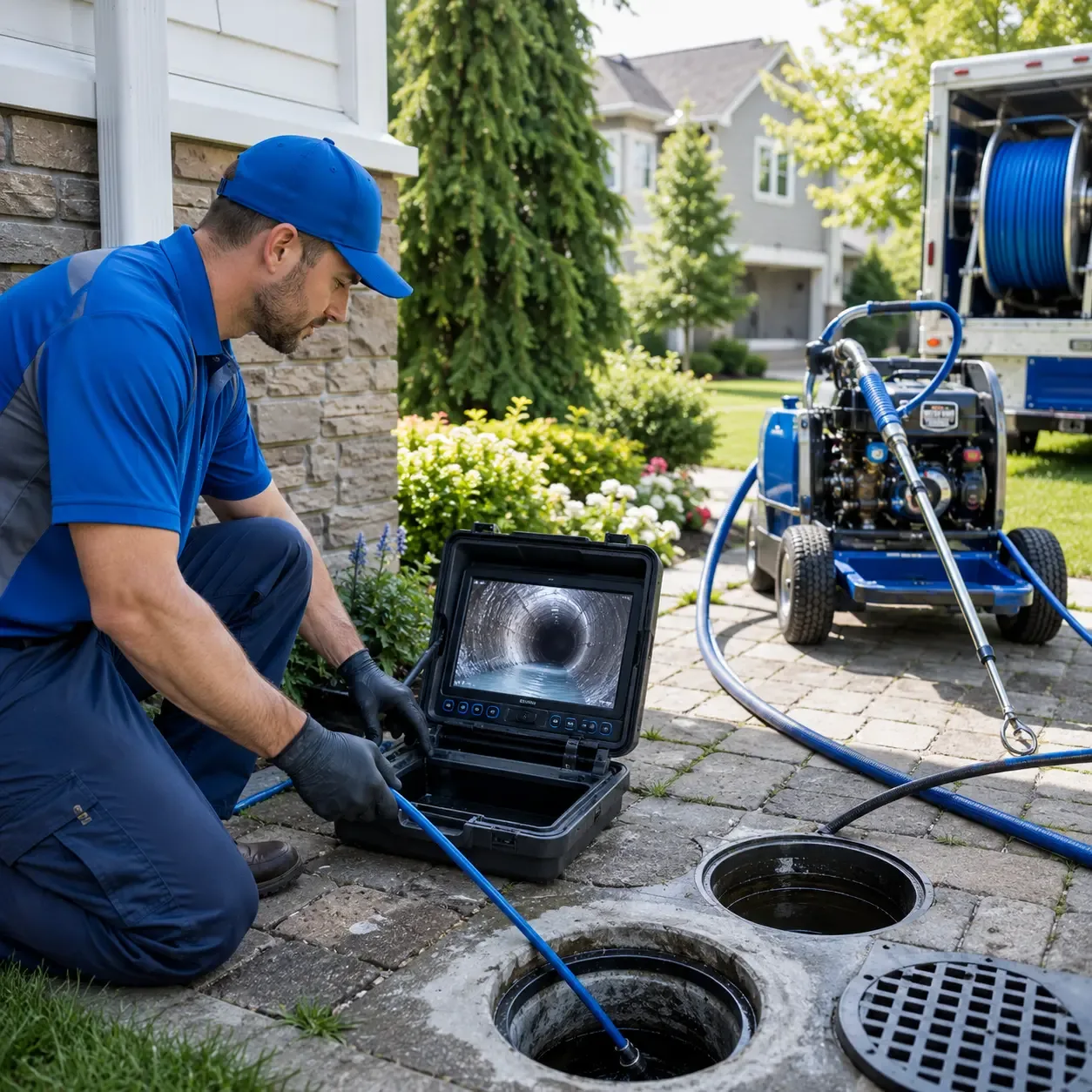 Outdoor drain cleaning professionals serving West Greenwich, RI